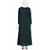 A line casual abaya- Green A line casual abaya- Green